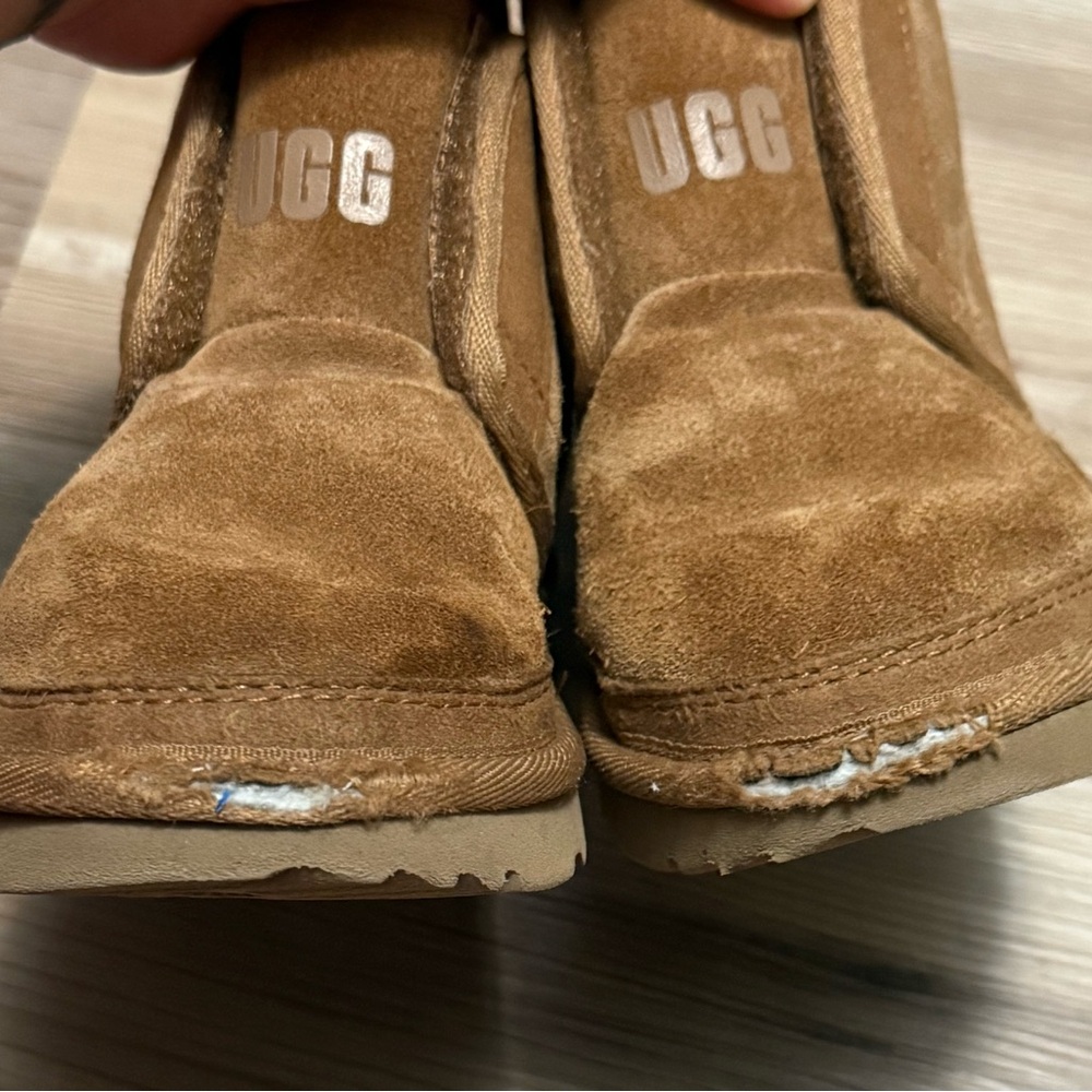 UGG Tan Suede Ankle Boots - Picture 4 of 9